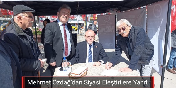 Mehmet Özdağ’dan Siyasi Eleştirilere Yanıt